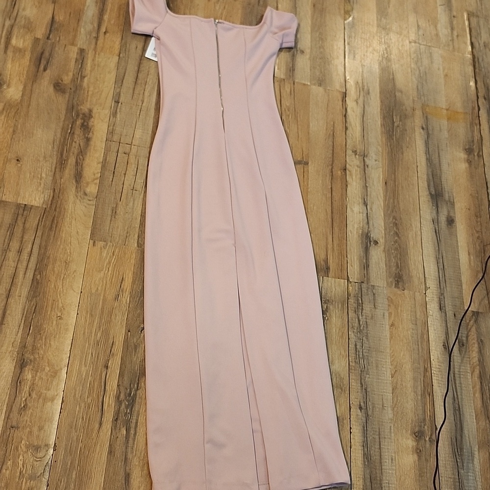Zara Pink Midi Dress with Elegant Design - Picture 5 of 7